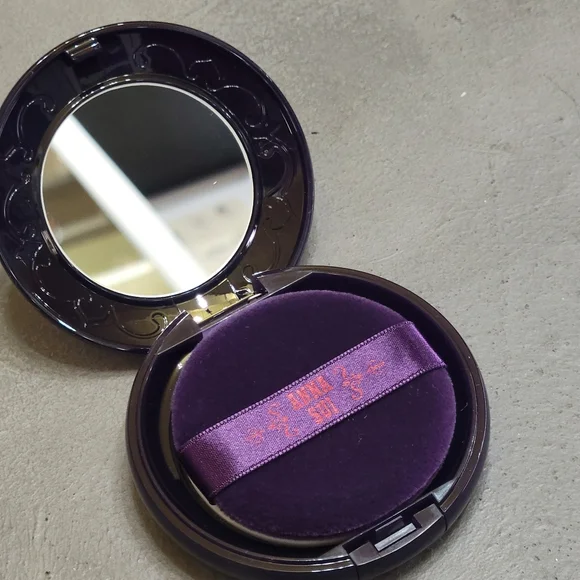 💸SOLD💰_🛑_💜ANNA SUI LUXURY FACE POWDER CASE MOP [BNIB]💜 - Picture 14 of 15